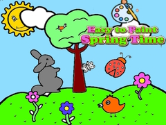 Juego Fácil de pintar la primavera en línea