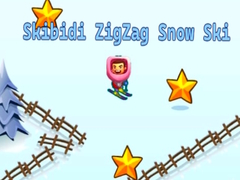 Juego Skibidi ZigZag Esquí en Nieve en línea