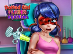 Juego Chica con puntos: inyección de vacunas en línea