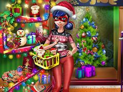 Juego Chica con Puntos Compras de Navidad en línea
