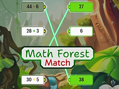 Juego Emparejamiento Matemático en el Bosque en línea