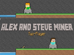Juego Alex y Steve: Minero para Dos Jugadores en línea