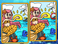 Juego Sirenas Encuentra las Diferencias en línea