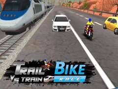 Juego Carrera de bicicleta de montaña contra tren en línea