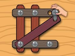 Juego Maestro de Nueces de Madera: Rompecabezas de Tornillos en línea