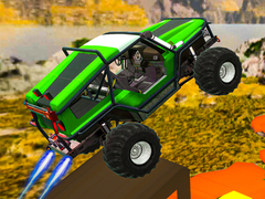 Juego Acrobacias de Jeep Monstruo en línea