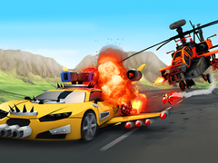 Juego Carrera de Coches de Combate en la Ruta del Caos en línea