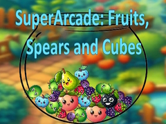 Juego SuperArcade: Frutas, Lanzas y Cubos en línea