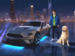 Juego Conductor de Mustang en la Ciudad en línea