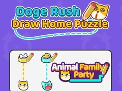 Juego Doge Rush: Dibuja el Rompecabezas del Hogar en línea