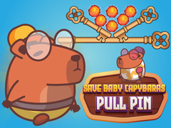 Juego Salva a los bebés capibaras Pull Pin en línea
