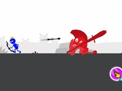 Juego Rojo y Azul - Puzzles del Espía Stickman en línea