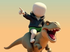 Juego Stickman. Arena de Dinosaurios en línea