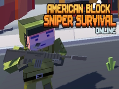 Juego Supervivencia Online del Francotirador Americano en Bloques en línea