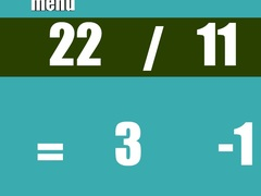 Juego Cuestionario de Matemáticas de División en línea