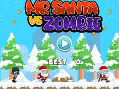 Juego Mr. Santa contra Zombie en línea