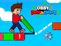 Juego Obby Dibuja para Escapar en línea