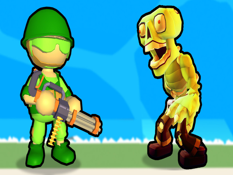 Juego Destrucción del zombie de Stickman en línea