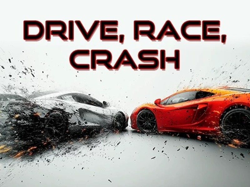 Juego Conducir, raza, accidente en línea