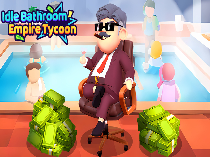 Juego Tycoon del imperio inactivo del baño en línea