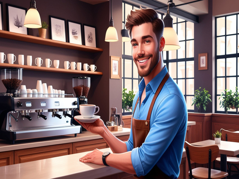 Juego Simulador de negocios de propietarios de café en línea