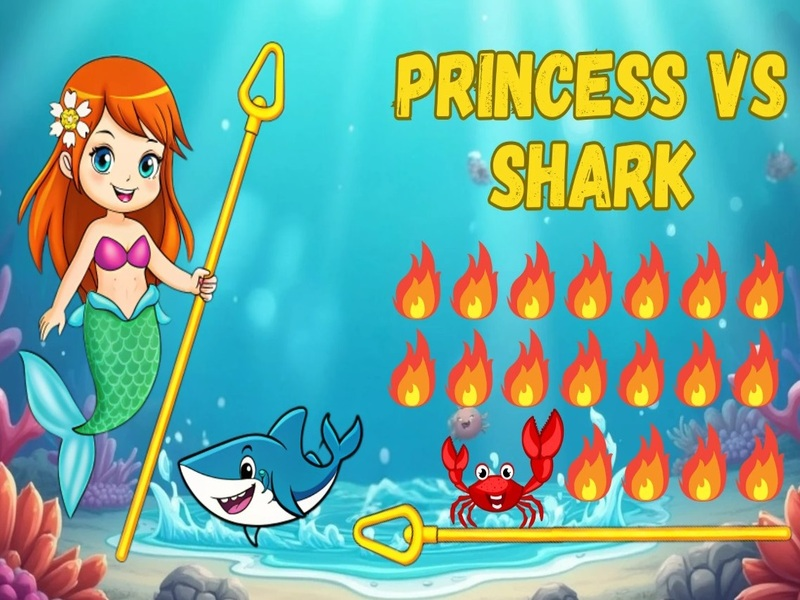 Juego Princesa vs tiburón en línea