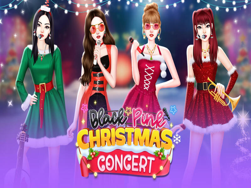 Juego Concierto de Navidad rosa negro en línea