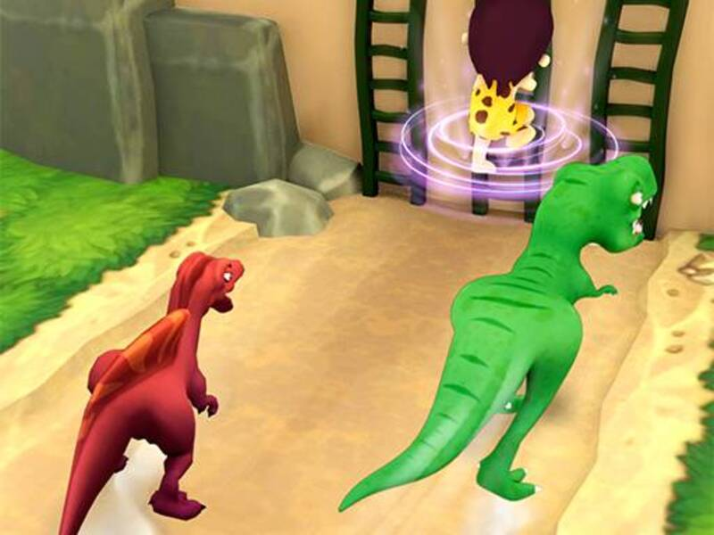 Juego Carrera de cambio de dinosaurio en línea