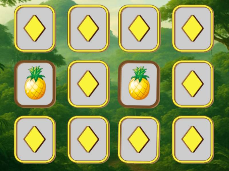 Juego Extravagancia de la memoria de la fruta en línea