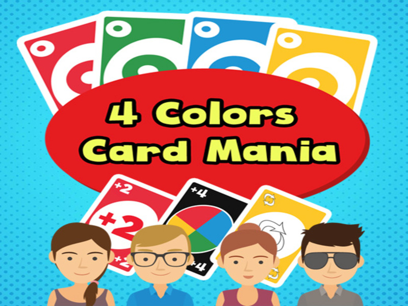 Juego Mania con tarjeta de 4 colores en línea