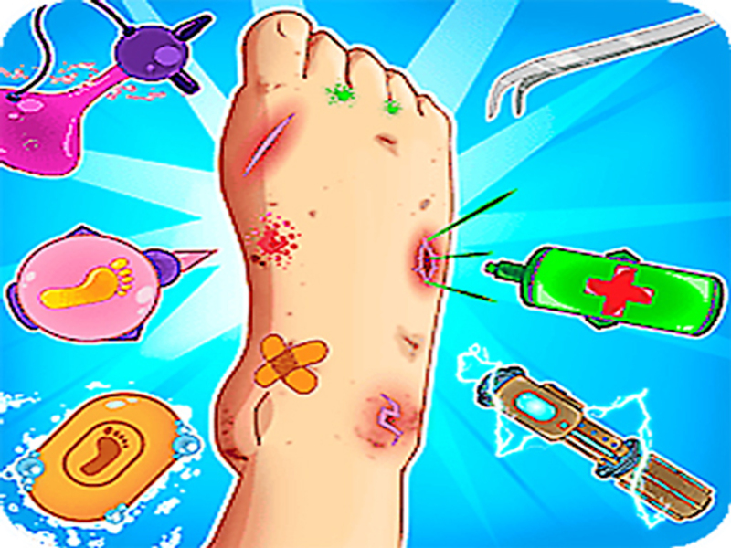 Juego Pies Doctor urgente atención en línea