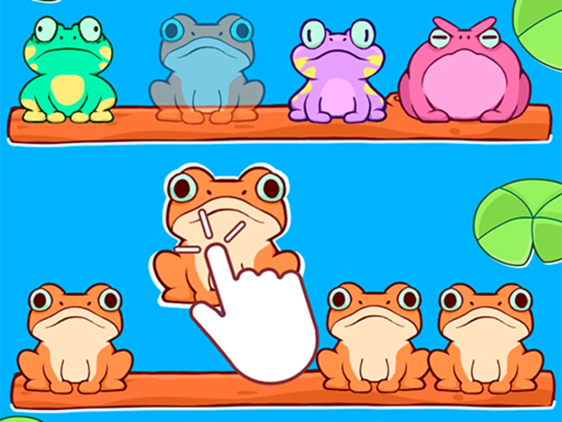 Juego Clasificación de ranas en línea