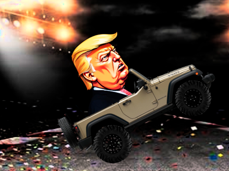 Juego Desafío de Trump Wheelie en línea