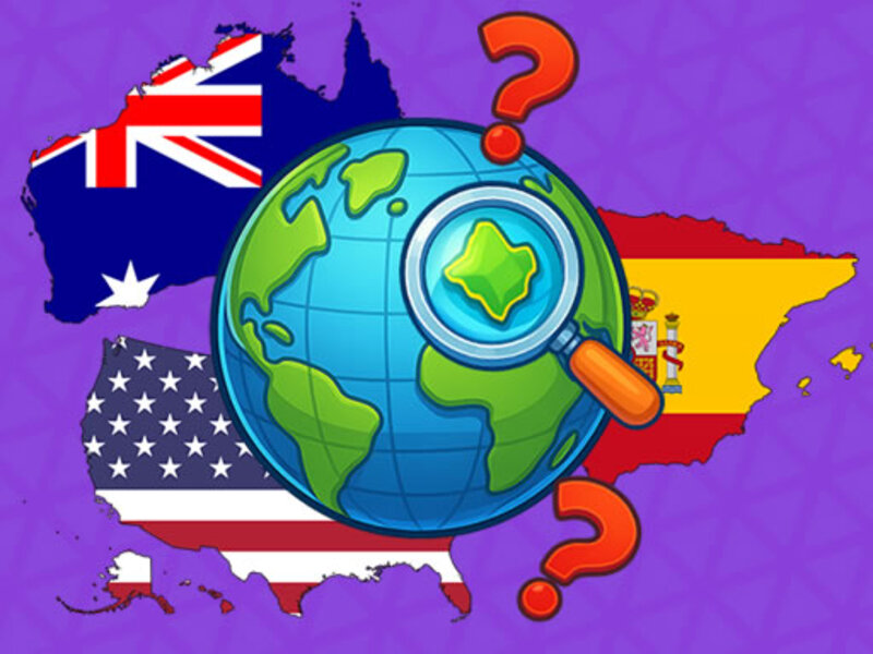 Juego Prueba adivina el país en línea
