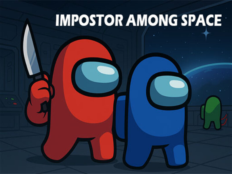 Juego Impostor entre el espacio en línea