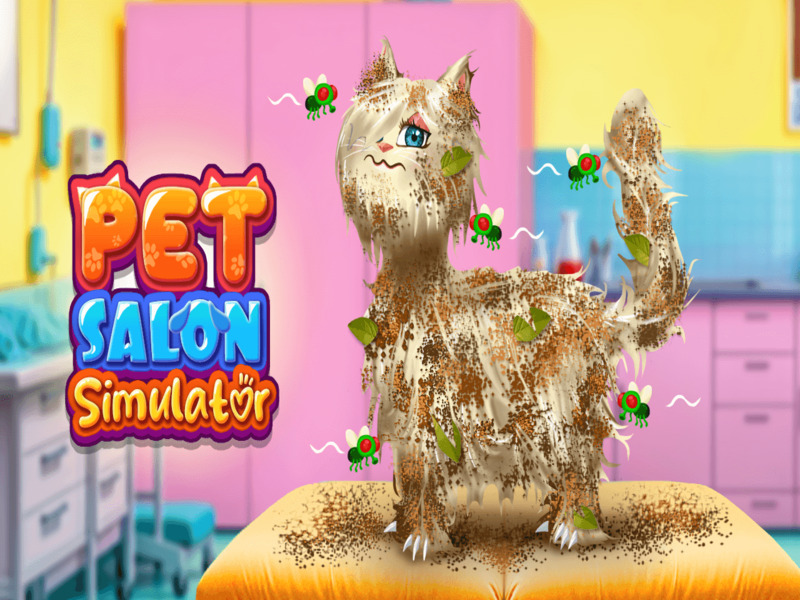 Juego Simulador de salón de mascotas en línea