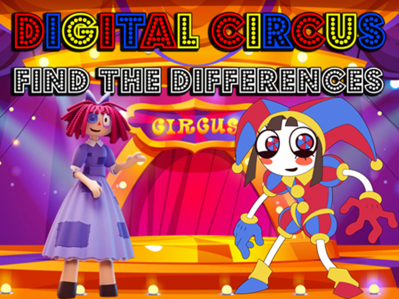 Juego Circus digital encuentra las diferencias en línea