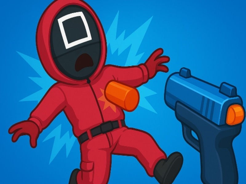 Juego Juego de calamares: tirador de juegos en línea
