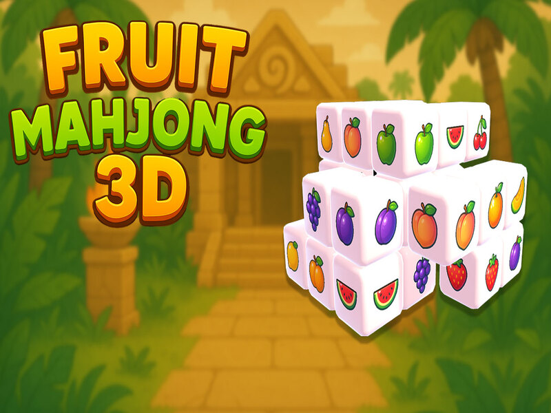 Juego Fruta mahjong 3d en línea