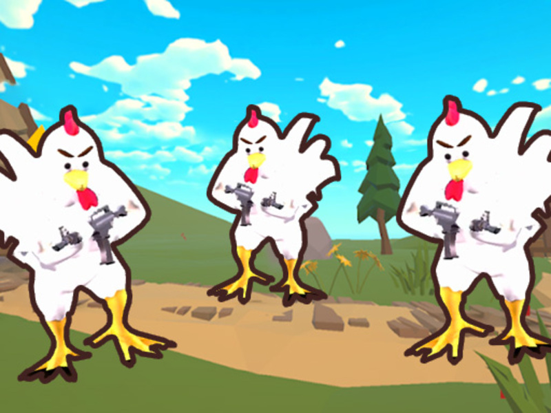 Juego Shooter de pollo io en línea