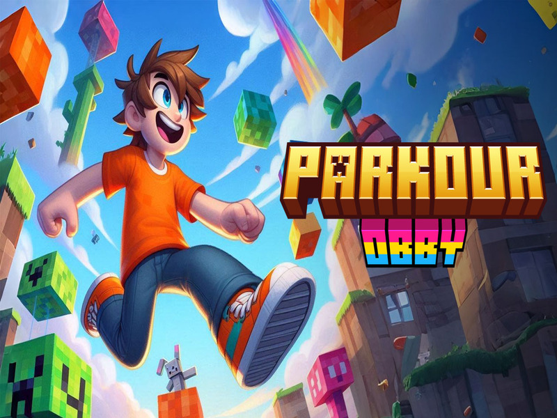 Juego Parkour obby en línea