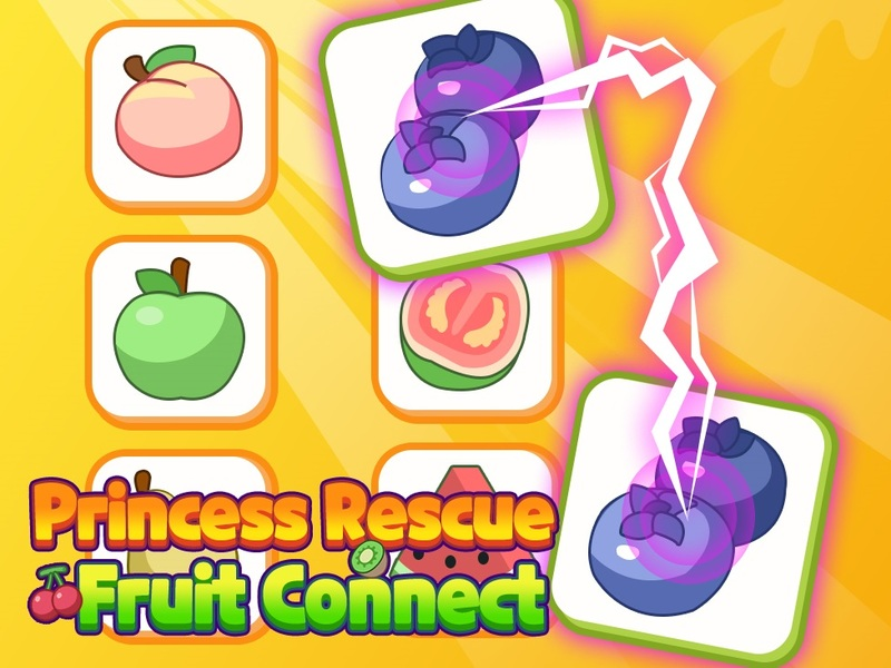 Juego Princess Rescue Fruit Connect en línea
