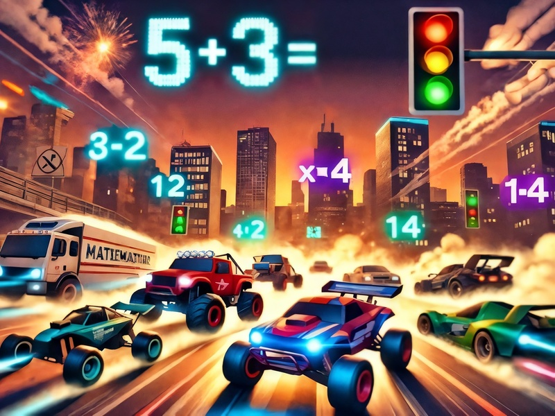 Juego Carreras de matemáticas en línea