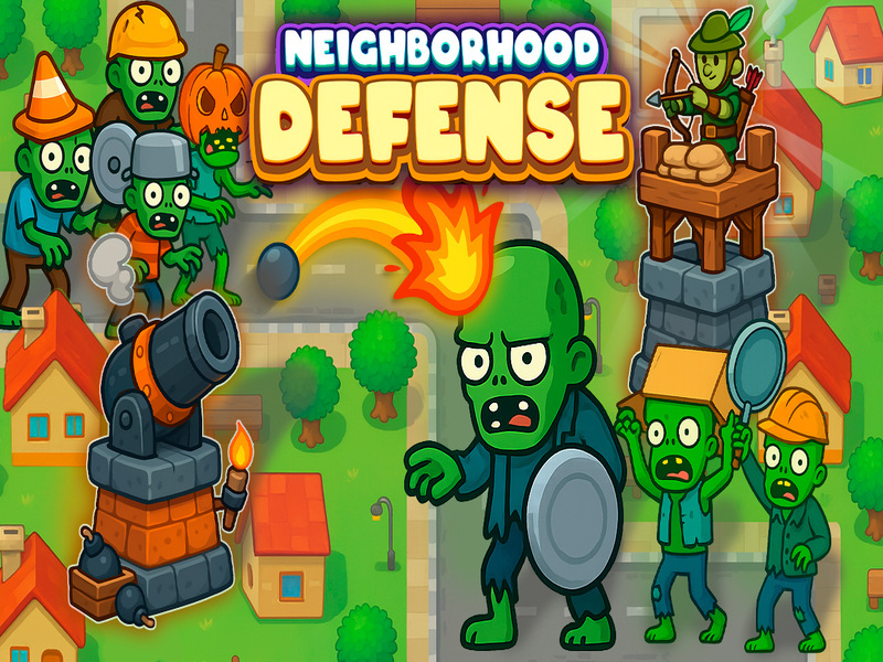 Juego Defensa del vecindario en línea