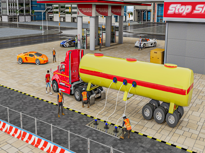 Juego Camión de transporte de petroleros en línea