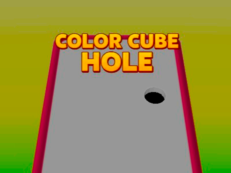 Juego Agujero de cubo de color en línea