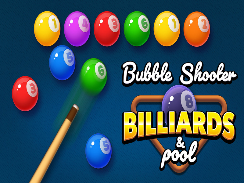 Juego Billiards & Pool de burbujas en línea