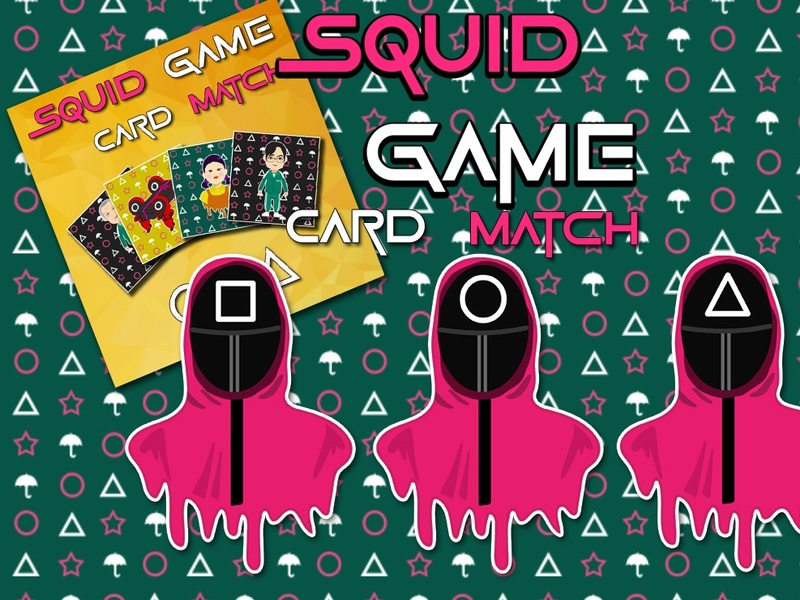 Juego Partido de la tarjeta de memoria del juego de calamar en línea
