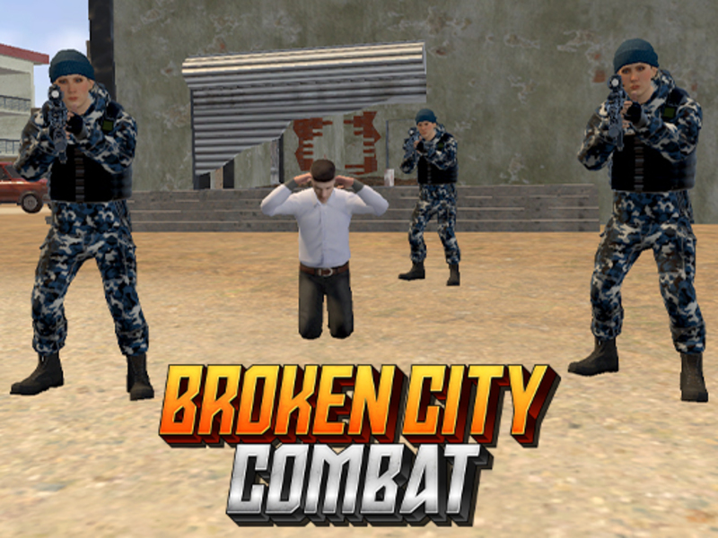 Juego Combate de la ciudad roto en línea
