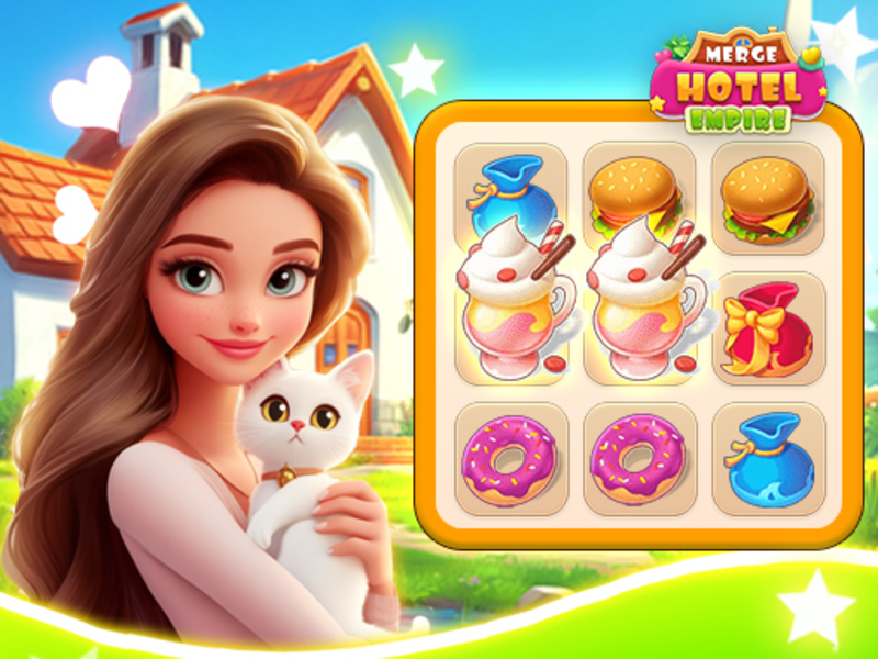 Juego Fusionar el imperio del hotel en línea